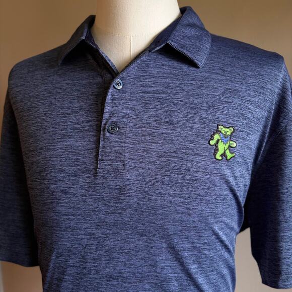 Grateful Dead Dancing Bear Callaway Opti-DriGolf Polo (2XL) - Picture 2 of 7